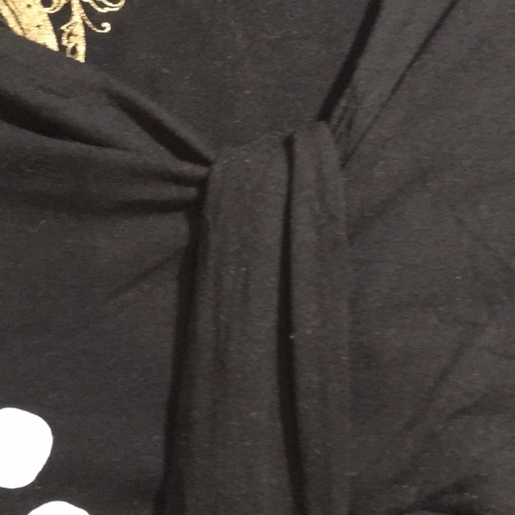 - Desigual Black top with white graphics - Picture 4 of 7